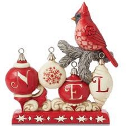 Jim Shore HWC Nordic Noel Cardinal Figurine